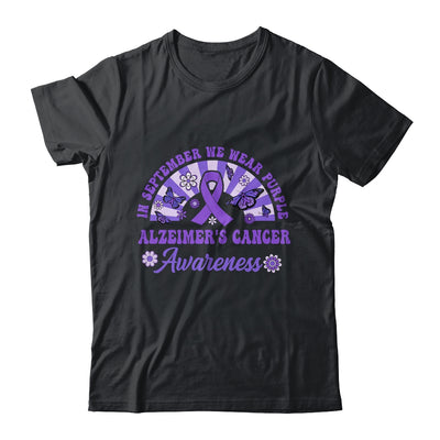 Alzheimer's Awareness In September We Wear Purple Groovy Shirt & Hoodie | siriusteestore