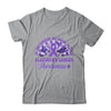 Alzheimer's Awareness In September We Wear Purple Groovy Shirt & Hoodie | siriusteestore