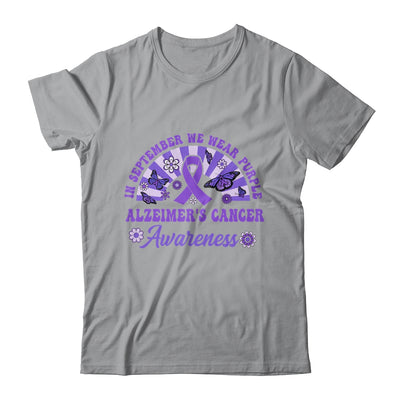 Alzheimer's Awareness In September We Wear Purple Groovy Shirt & Hoodie | siriusteestore