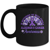 Alzheimer's Awareness In September We Wear Purple Groovy Mug | siriusteestore