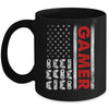 American Flag Funny Gamer Video Games Boys Men Gaming Mug | siriusteestore