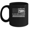 American Flag Tractor So God Made A Farmer Mug | siriusteestore
