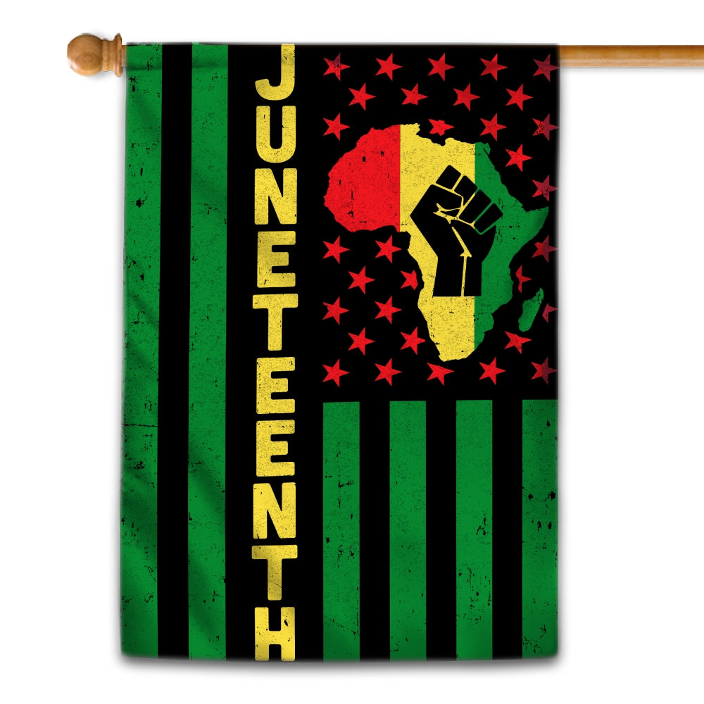 American Flags Juneteenth African American Garden Flag House Flag | siriusteestore