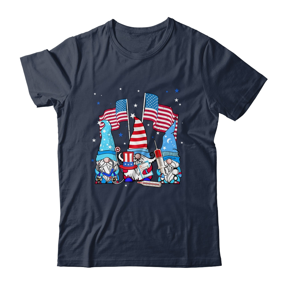 American Gnomes Nurse 4th Of July patriotic Women Shirt & Tank Top | siriusteestore