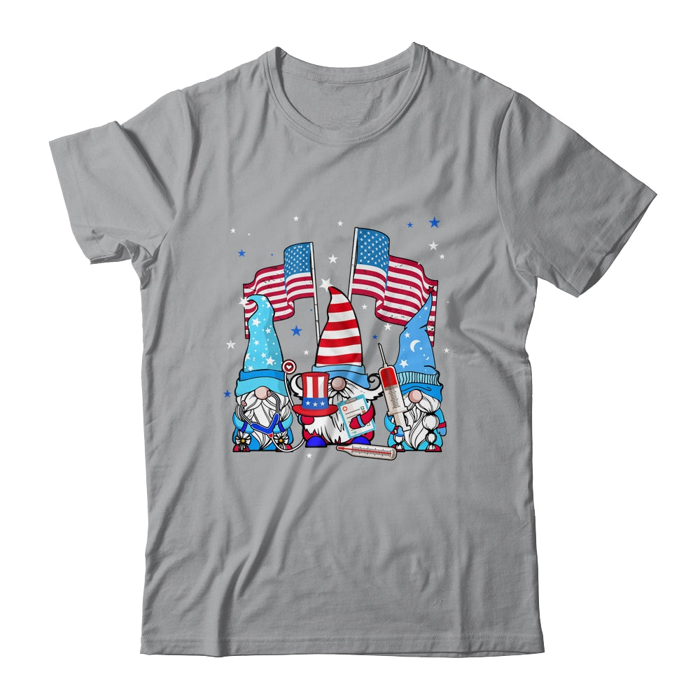 American Gnomes Nurse 4th Of July patriotic Women Shirt & Tank Top | siriusteestore
