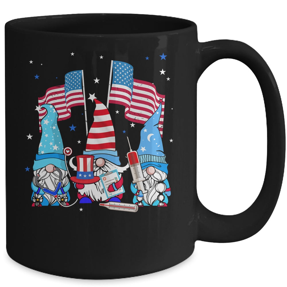 American Gnomes Nurse 4th Of July patriotic Women Mug | siriusteestore