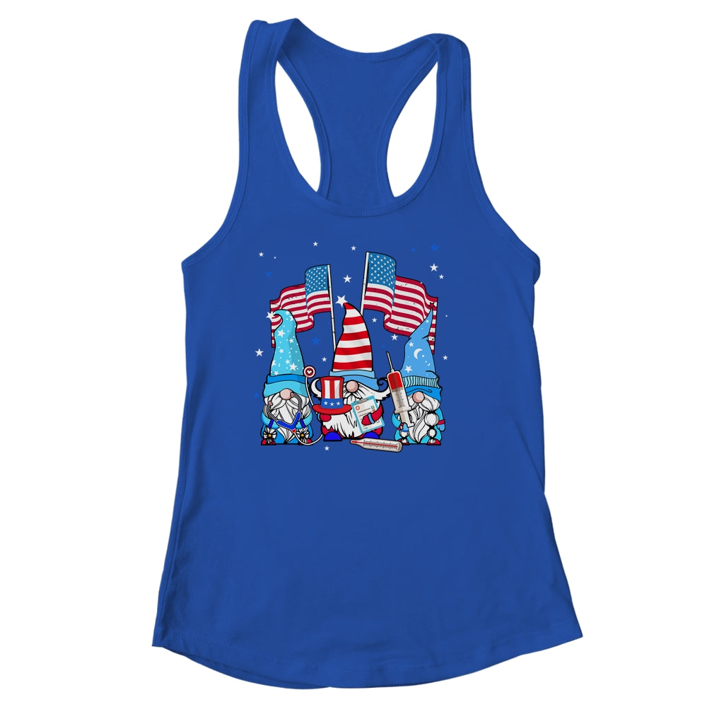 American Gnomes Nurse 4th Of July patriotic Women Shirt & Tank Top | siriusteestore