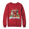 American Pitbull Terrier Christmas Lights Santa Elf Reindeer Shirt & Sweatshirt | siriusteestore