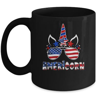 Americorn Unicorn 4th of July Girls Kids American Mug | siriusteestore