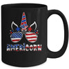 Americorn Unicorn 4th of July Girls Kids American Mug | siriusteestore