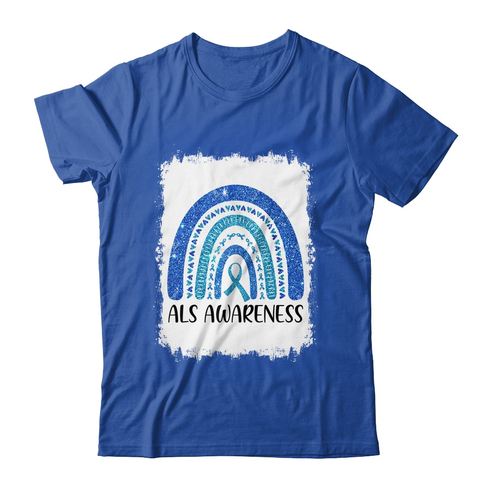 Amyotrophic Lateral Sclerosis Als Awareness Rainbow Shirt & Tank Top | siriusteestore
