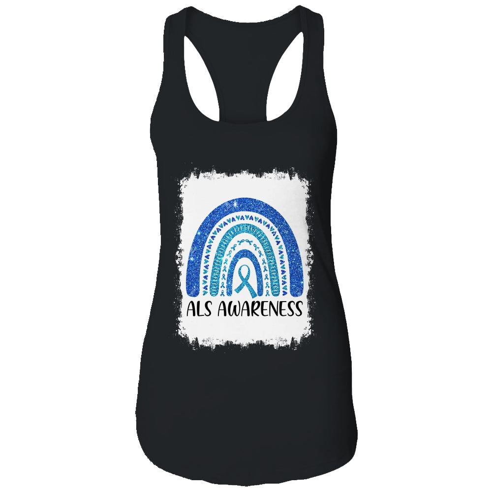 Amyotrophic Lateral Sclerosis Als Awareness Rainbow Shirt & Tank Top | siriusteestore