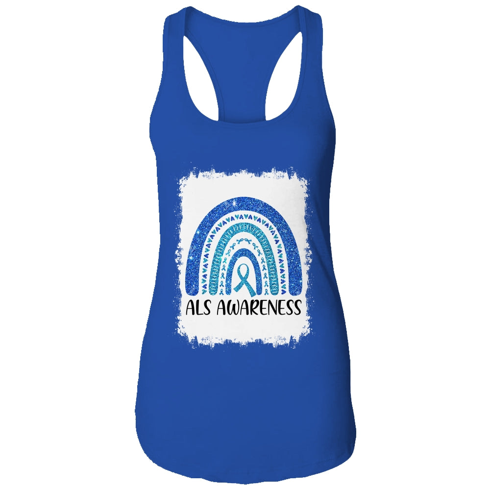 Amyotrophic Lateral Sclerosis Als Awareness Rainbow Shirt & Tank Top | siriusteestore