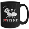 Ant Lovers My Aunt Loves Me Family For Niece Nephew Mug | siriusteestore