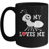 Ant Lovers My Aunt Loves Me Family For Niece Nephew Mug | siriusteestore