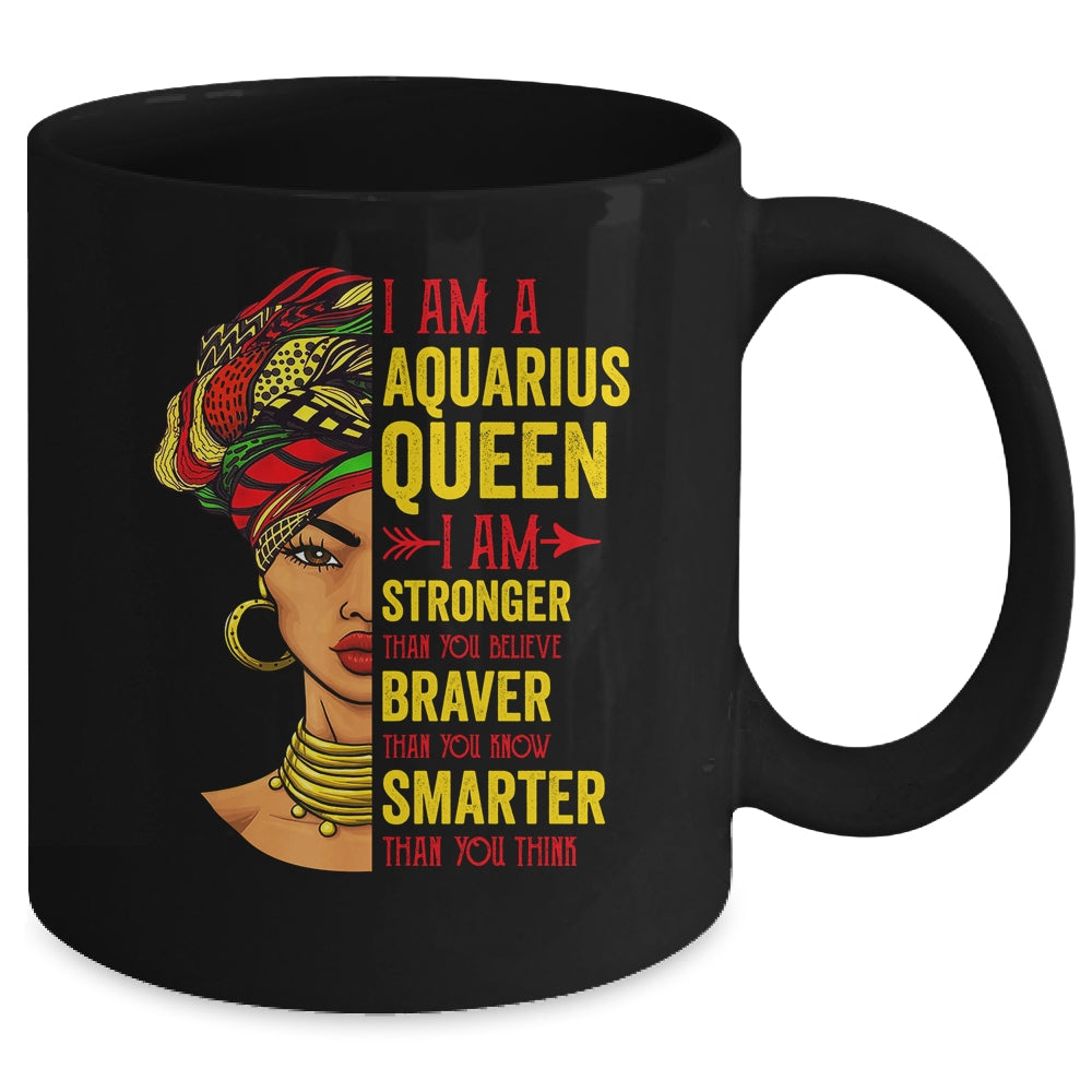 Aquarius Queen I Am Stronger Birthday For Aquarius Zodiac Mug | siriusteestore