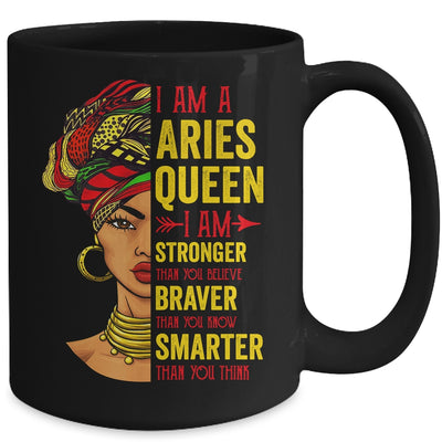 Aries Queen I Am Stronger Birthday For Aries Zodiac Mug | siriusteestore