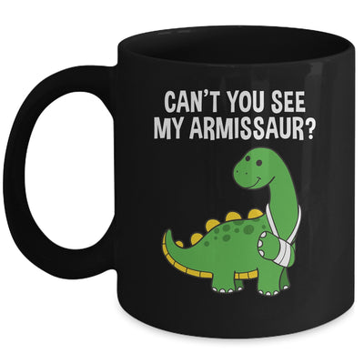 Armissaur Broken Bones Arm Injury Dinosaur Recovery Mug | siriusteestore