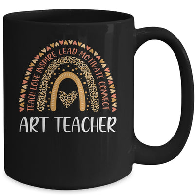 Art Teacher Leopard Rainbow Mug | siriusteestore