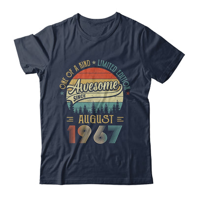 August 1967 Vintage 55 Years Old Retro 55th Birthday Shirt & Hoodie | siriusteestore