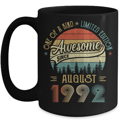 August 1992 Vintage 30 Years Old Retro 30th Birthday Mug | siriusteestore