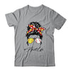 Aunt Life Softball Baseball Women Mothers Day Messy Bun Funny Shirt & Tank Top | siriusteestore