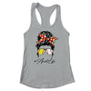 Aunt Life Softball Baseball Women Mothers Day Messy Bun Funny Shirt & Tank Top | siriusteestore
