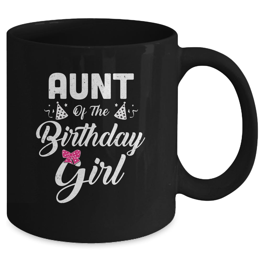 Aunt Of The Birthday Girl Niece Matching Family For Aunt Mug | siriusteestore
