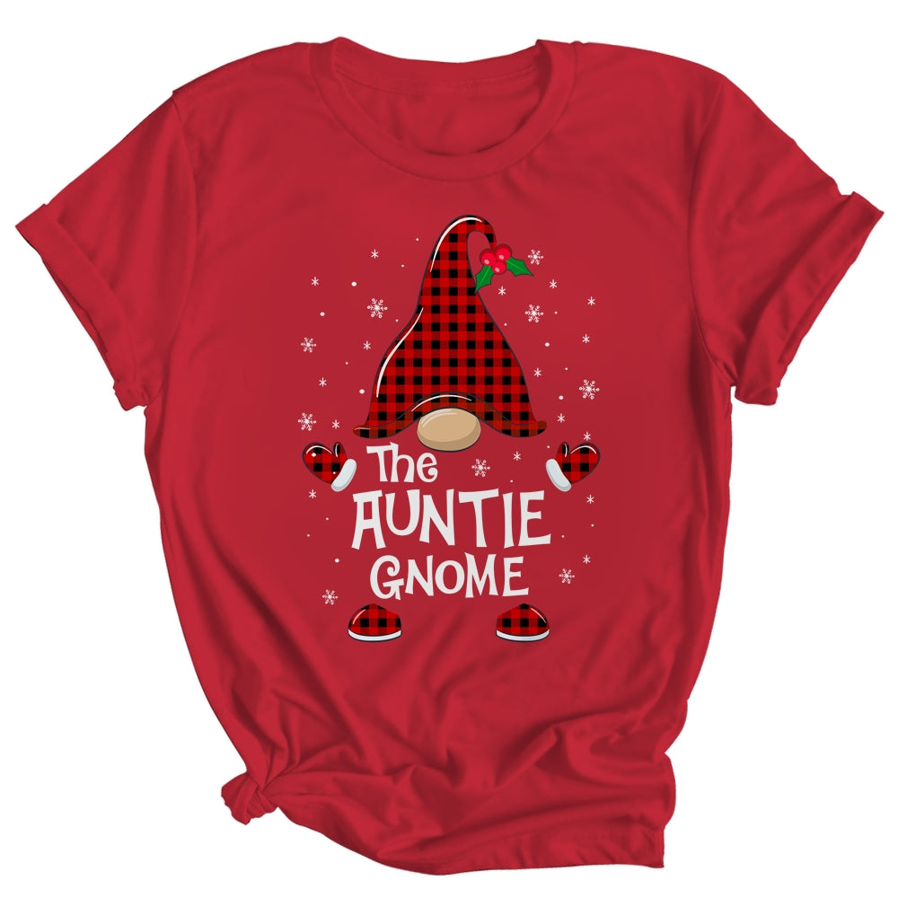 Auntie Gnome Buffalo Plaid Matching Christmas Pajama Gift Shirt & Sweatshirt | siriusteestore