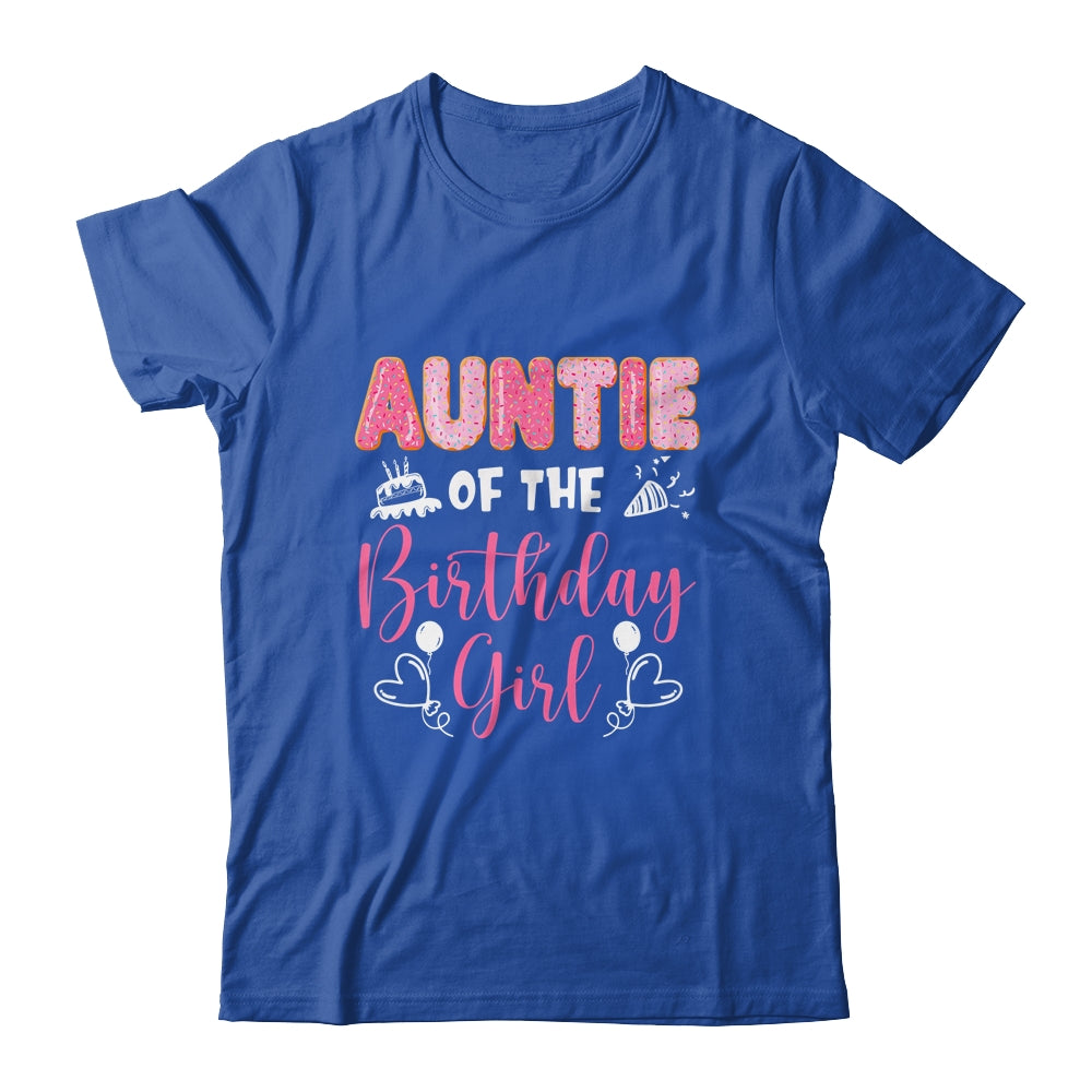 Auntie Of The Birthday Girl Family Donut Birthday Shirt & Hoodie | siriusteestore