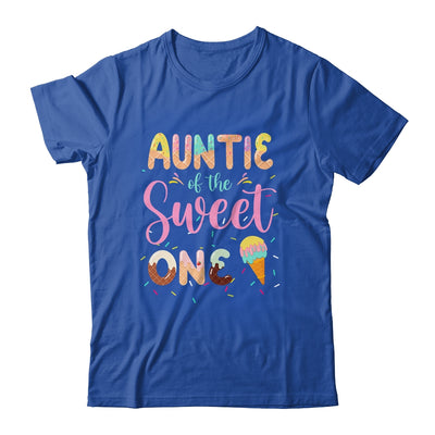 Auntie Of The Sweet One Ice Cream 1st First Birthday Family Shirt & Hoodie | siriusteestore