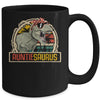 Auntiesaurus T Rex Dinosaur Auntie Saurus Family Matching Mug | siriusteestore