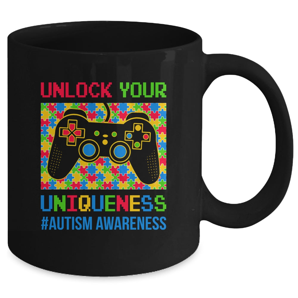 Autism Awareness Boys Girls Video Game Controller Gamer Kids Mug | siriusteestore