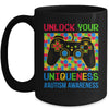 Autism Awareness Boys Girls Video Game Controller Gamer Kids Mug | siriusteestore