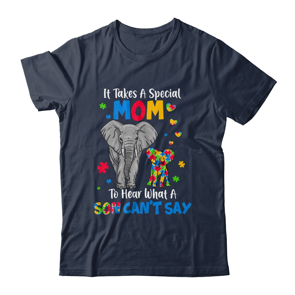 Autism Awareness Family Support Autism Mom Elephants Shirt & Hoodie | siriusteestore