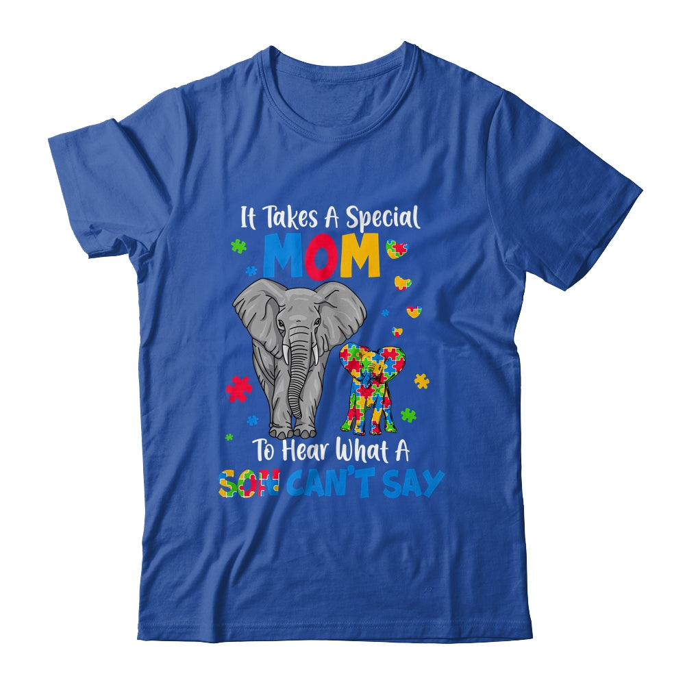 Autism Awareness Family Support Autism Mom Elephants Shirt & Hoodie | siriusteestore