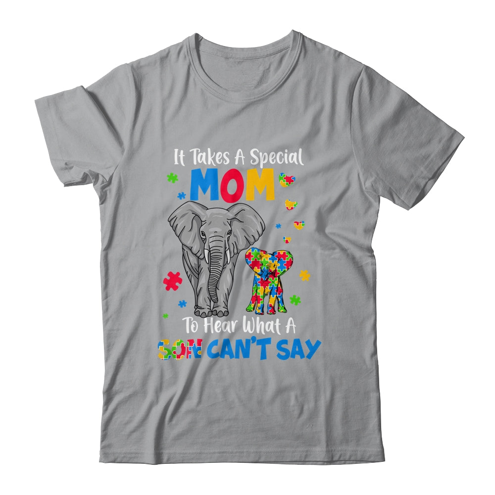 Autism Awareness Family Support Autism Mom Elephants Shirt & Hoodie | siriusteestore