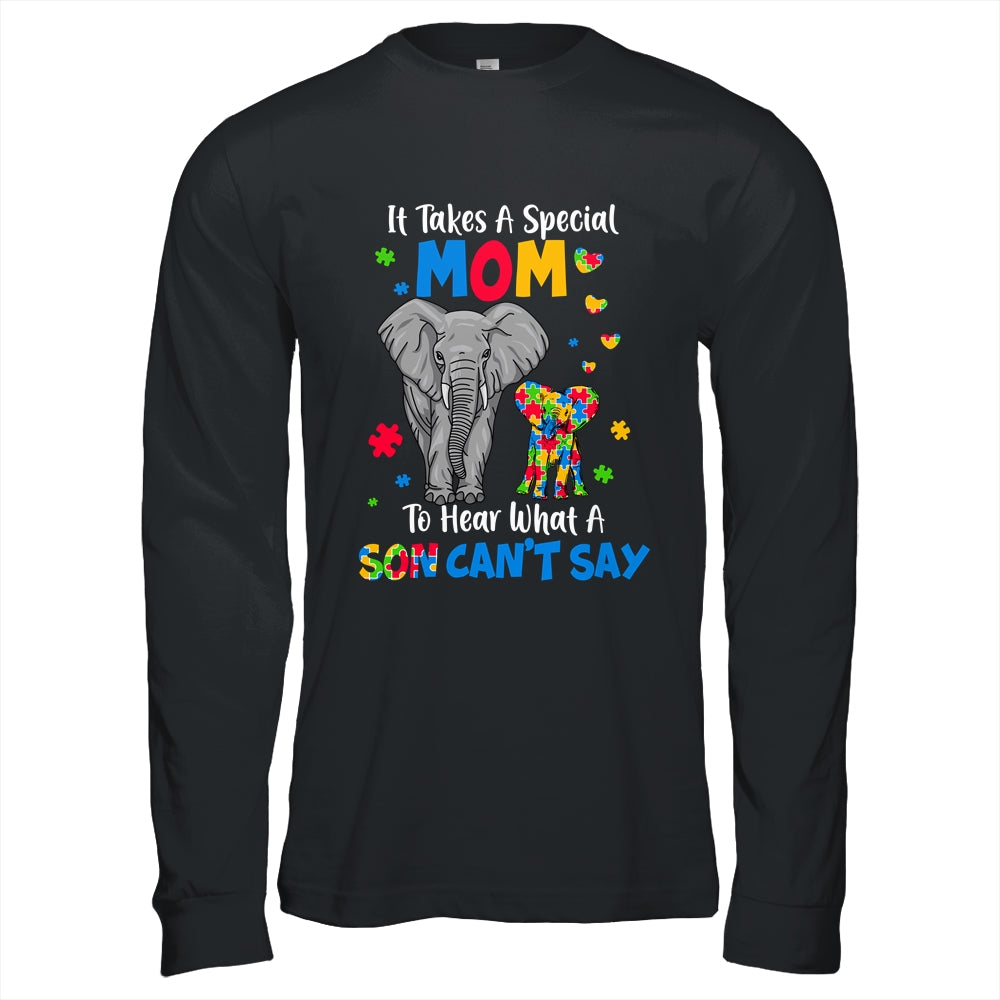Autism Awareness Family Support Autism Mom Elephants Shirt & Hoodie | siriusteestore