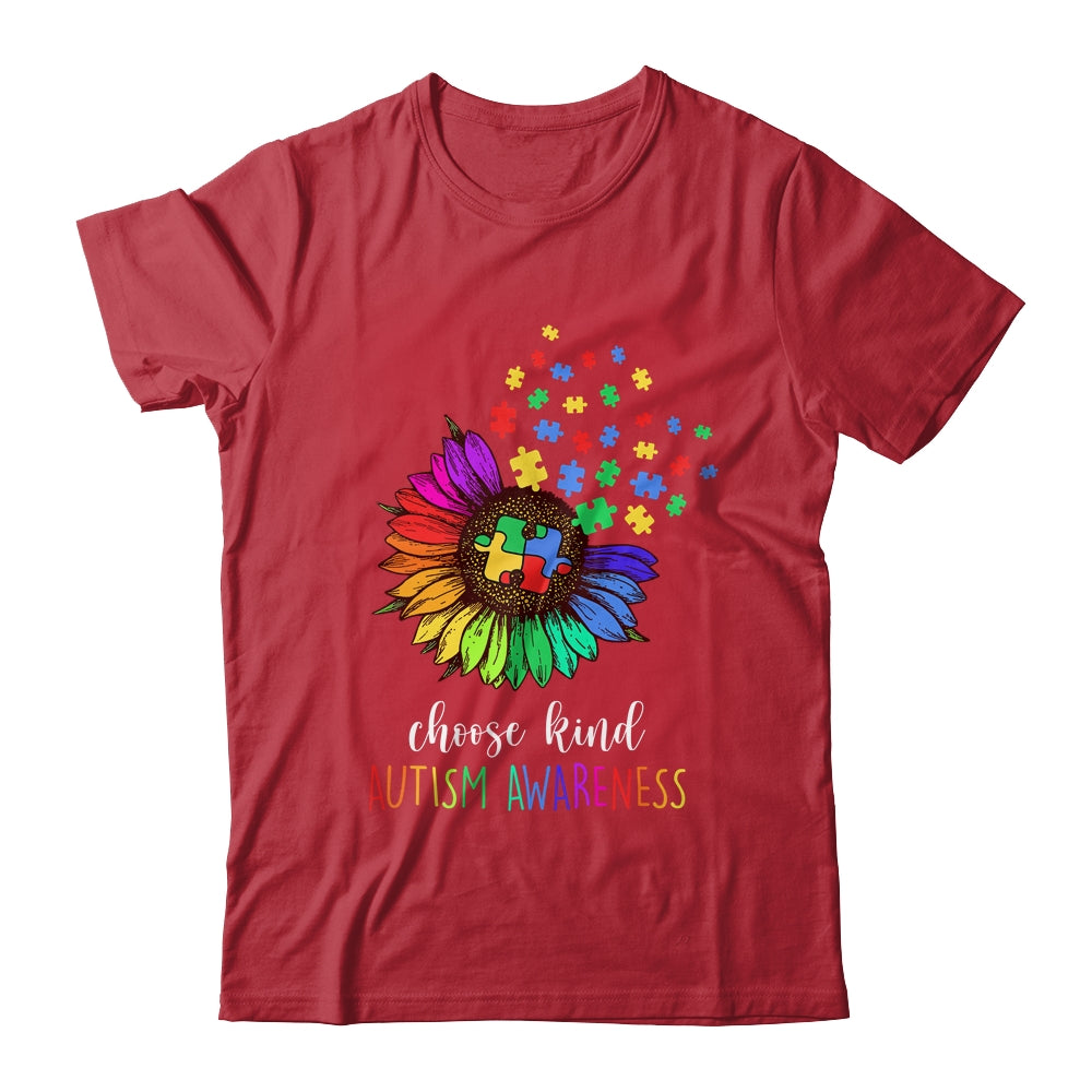 Autism Awareness For Women Mom Kid Teacher Choose Kind Shirt & Tank Top | siriusteestore