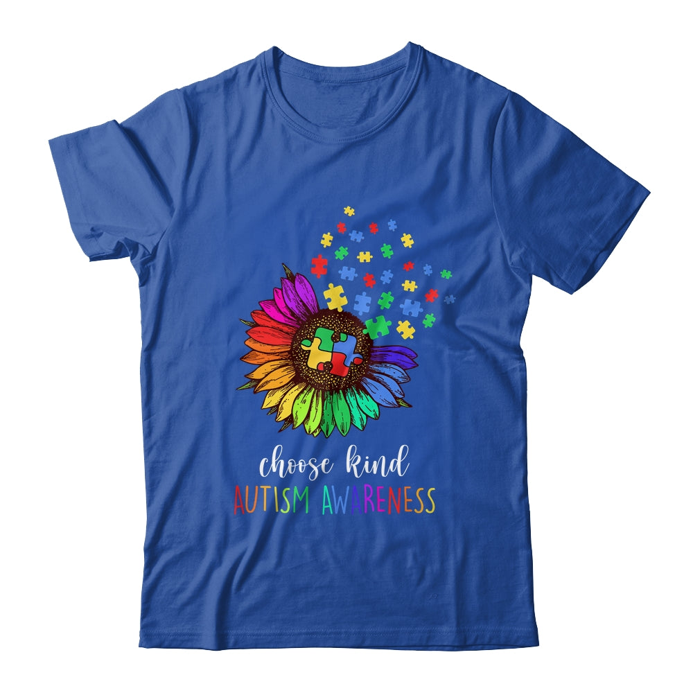 Autism Awareness For Women Mom Kid Teacher Choose Kind Shirt & Tank Top | siriusteestore