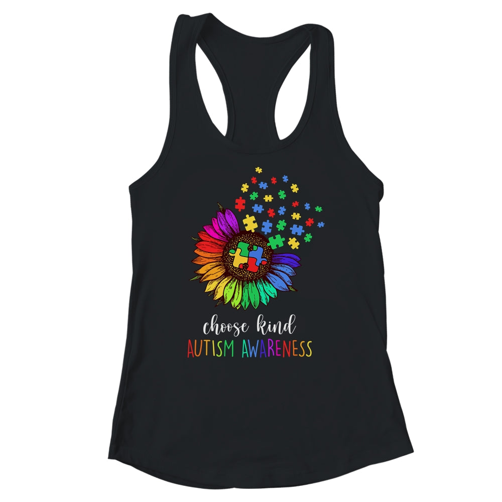 Autism Awareness For Women Mom Kid Teacher Choose Kind Shirt & Tank Top | siriusteestore