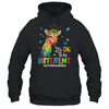 Autism Awareness Giraffe Women Kid Its Ok To Be Different Shirt & Hoodie | siriusteestore