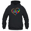 Autism Awareness Heart Puzzle Piece Support Autistic Shirt & Tank Top | siriusteestore
