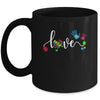 Autism Awareness Love Autism Puzzle Heart ASD Supporter Mug | siriusteestore