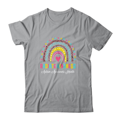 Autism Awareness Month Radiate Kindness Teacher Rainbow Shirt & Hoodie | siriusteestore