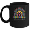 Autism Awareness Month Radiate Kindness Teacher Rainbow Mug | siriusteestore