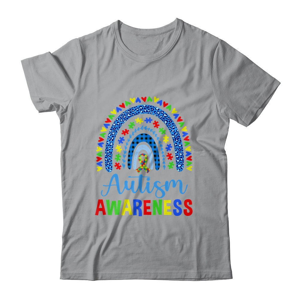 Autism Awareness Month Rainbow Puzzle Autism Awareness Shirt & Hoodie | siriusteestore