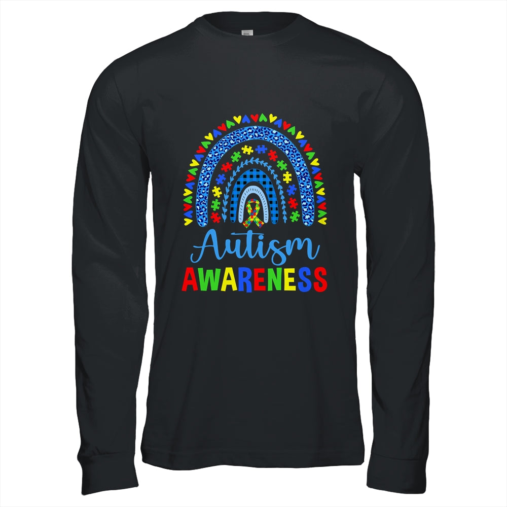 Autism Awareness Month Rainbow Puzzle Autism Awareness Shirt & Hoodie | siriusteestore