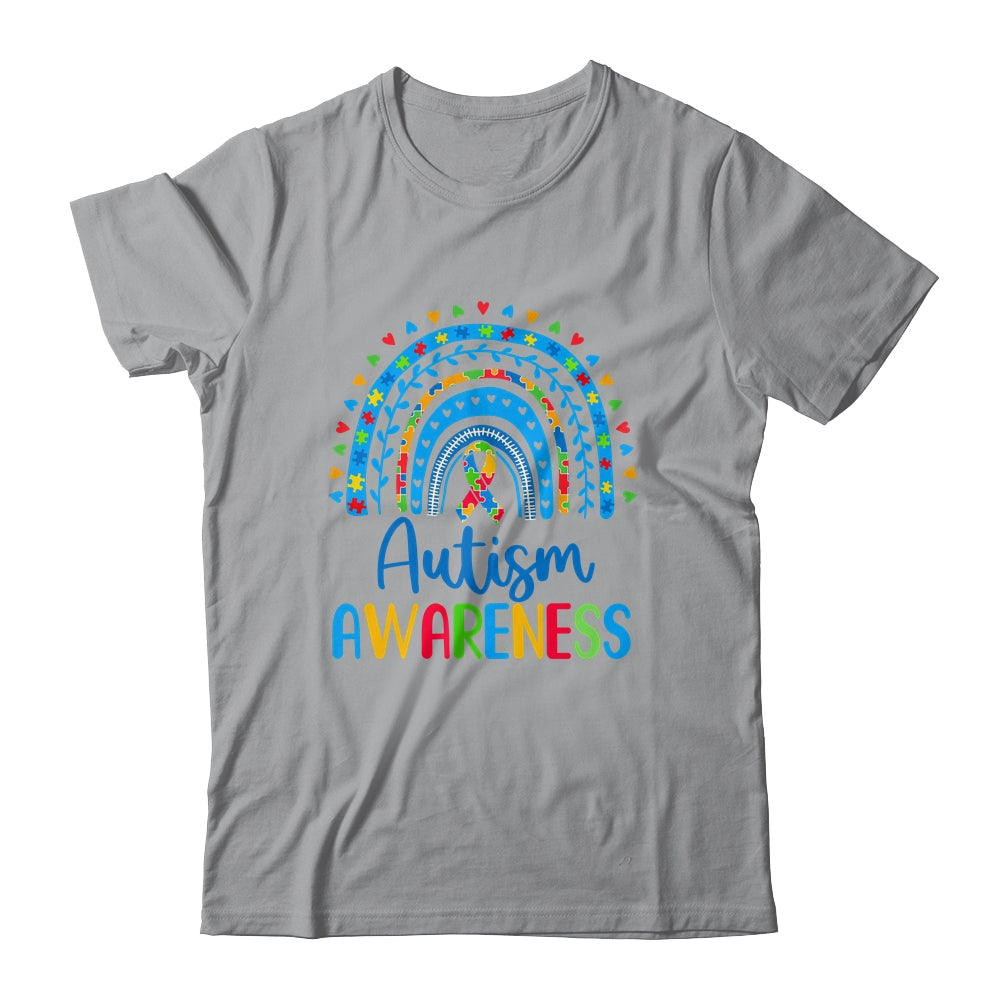 Autism Awareness Rainbow Puzzle Autism Awareness Month Shirt & Hoodie | siriusteestore