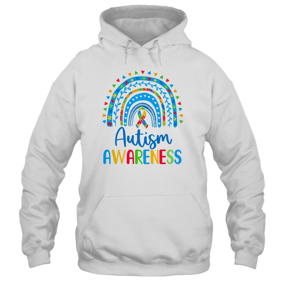 Autism Awareness Rainbow Puzzle Autism Awareness Month Shirt & Hoodie | siriusteestore